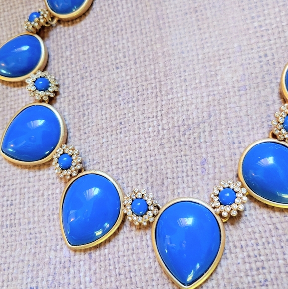 J. Crew blue statement necklace - Picture 3 of 7